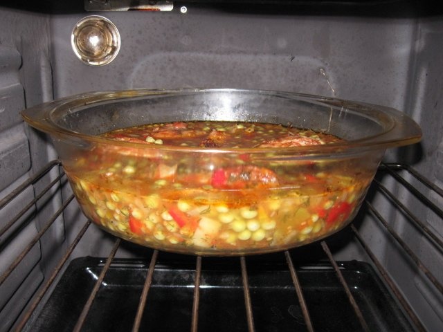 Mazare cu carne de pui