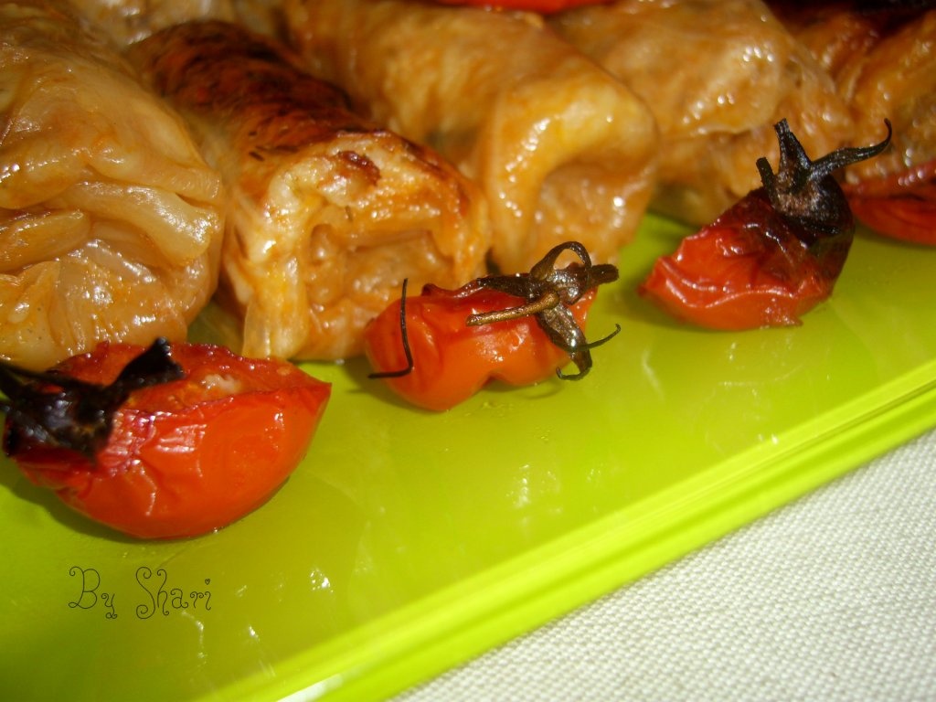 Sarmale cu orez si cimbru