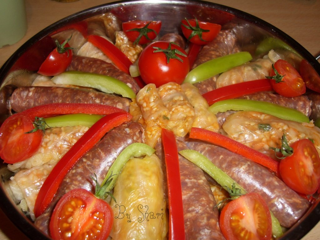 Sarmale cu orez si cimbru