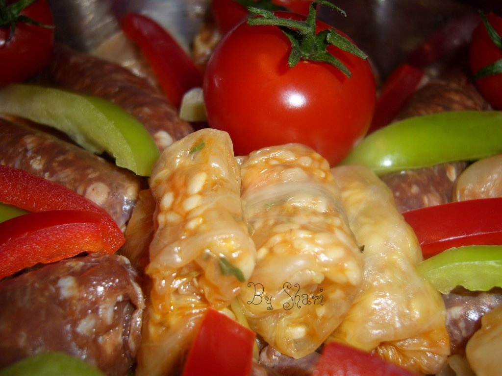 Sarmale cu orez si cimbru