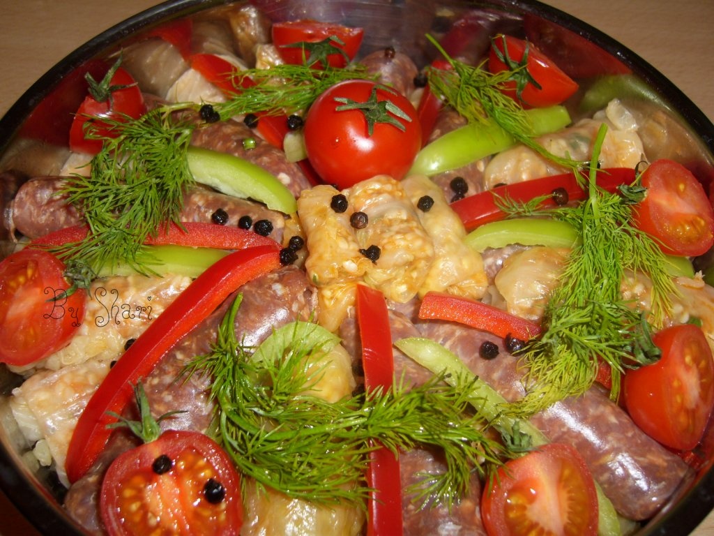 Sarmale cu orez si cimbru