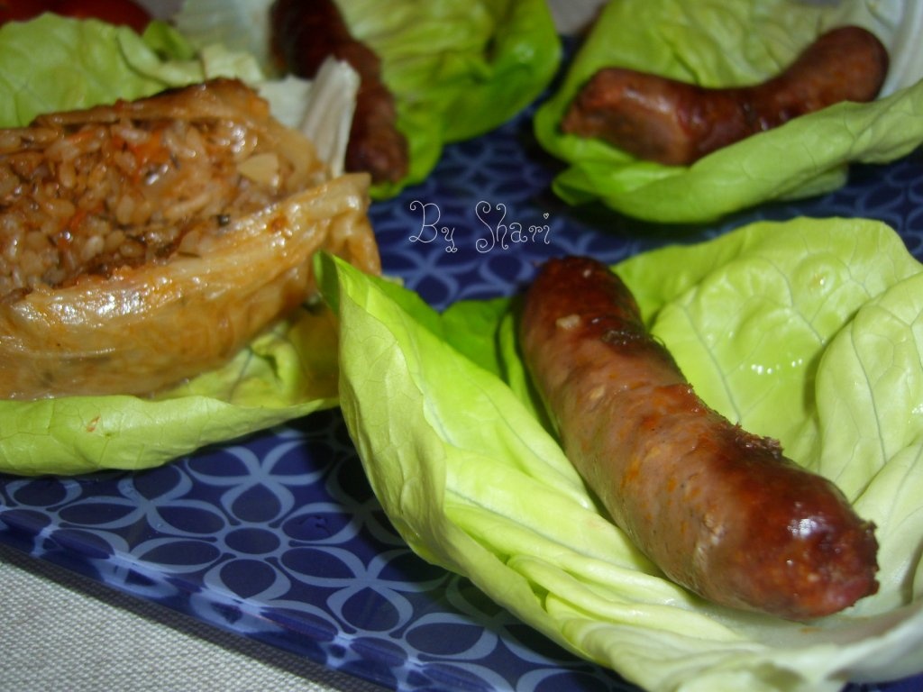 Sarmale cu orez si cimbru