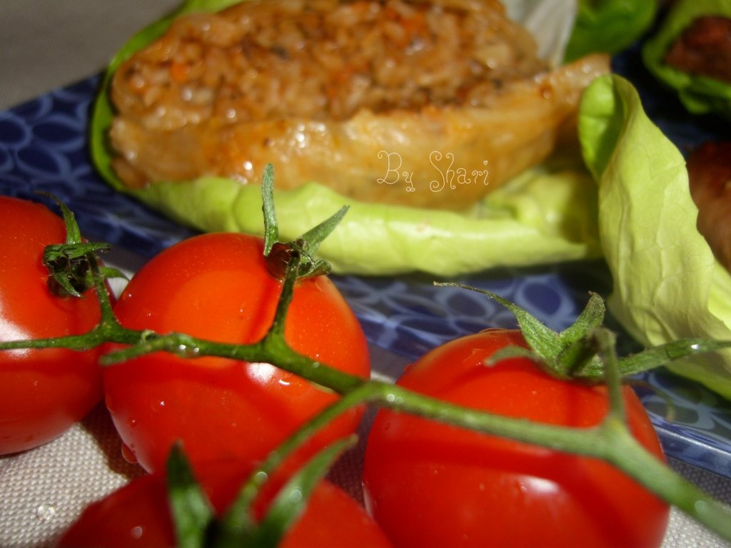 Sarmale cu orez si cimbru