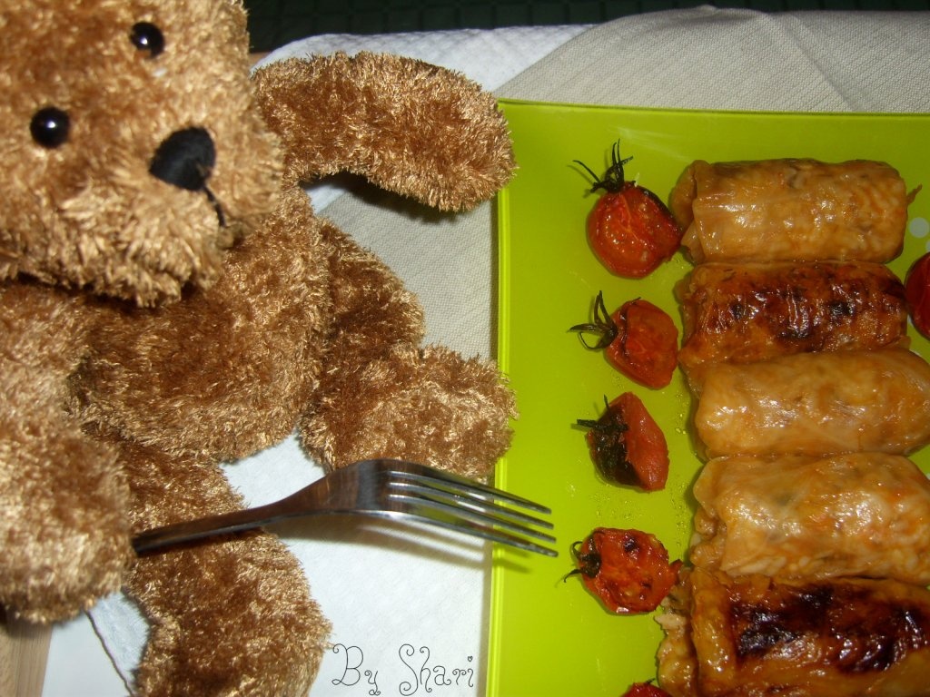 Sarmale cu orez si cimbru