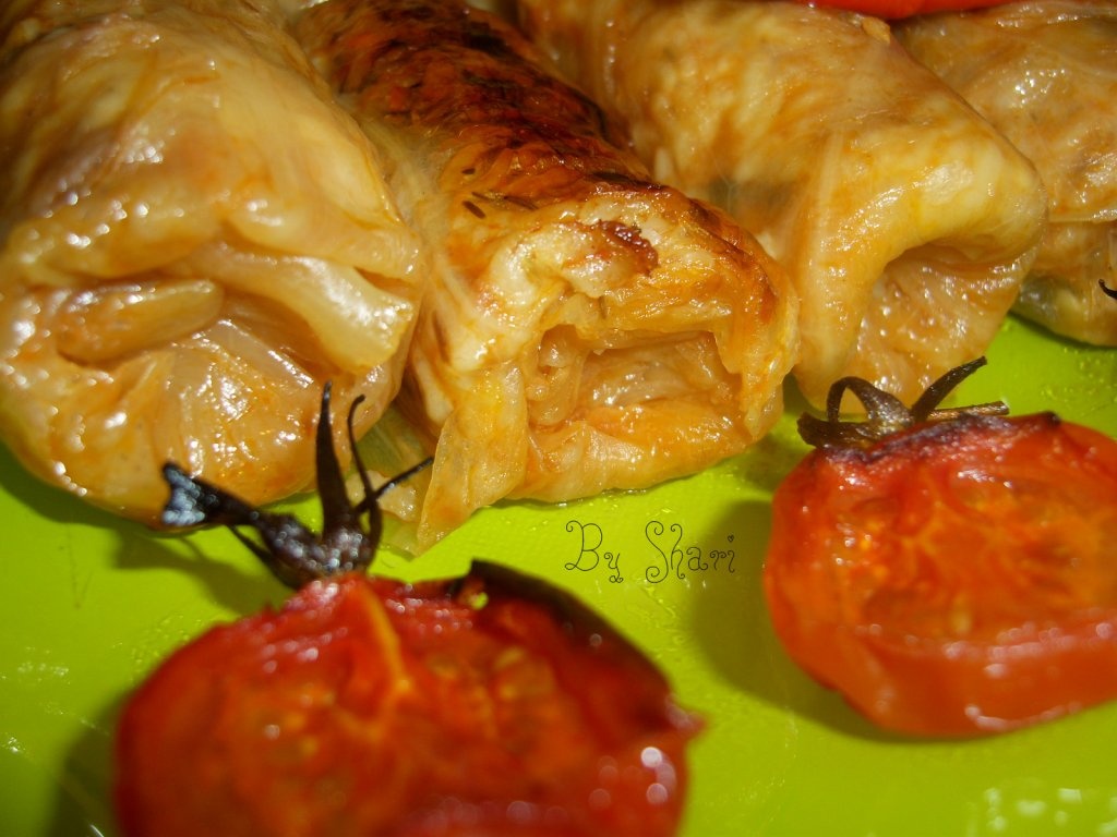 Sarmale cu orez si cimbru