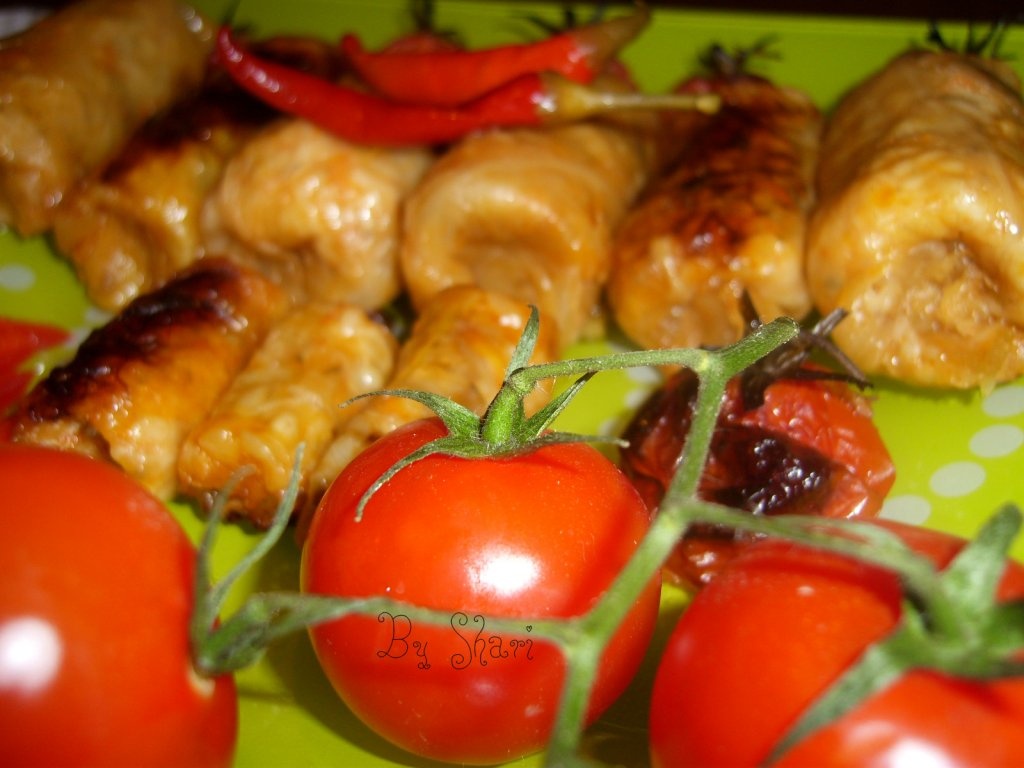 Sarmale cu orez si cimbru