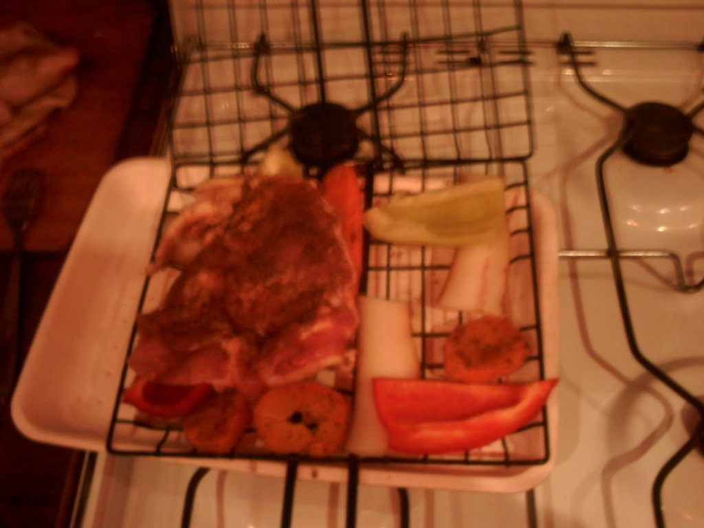 Gratar de  pui cu legume Alex