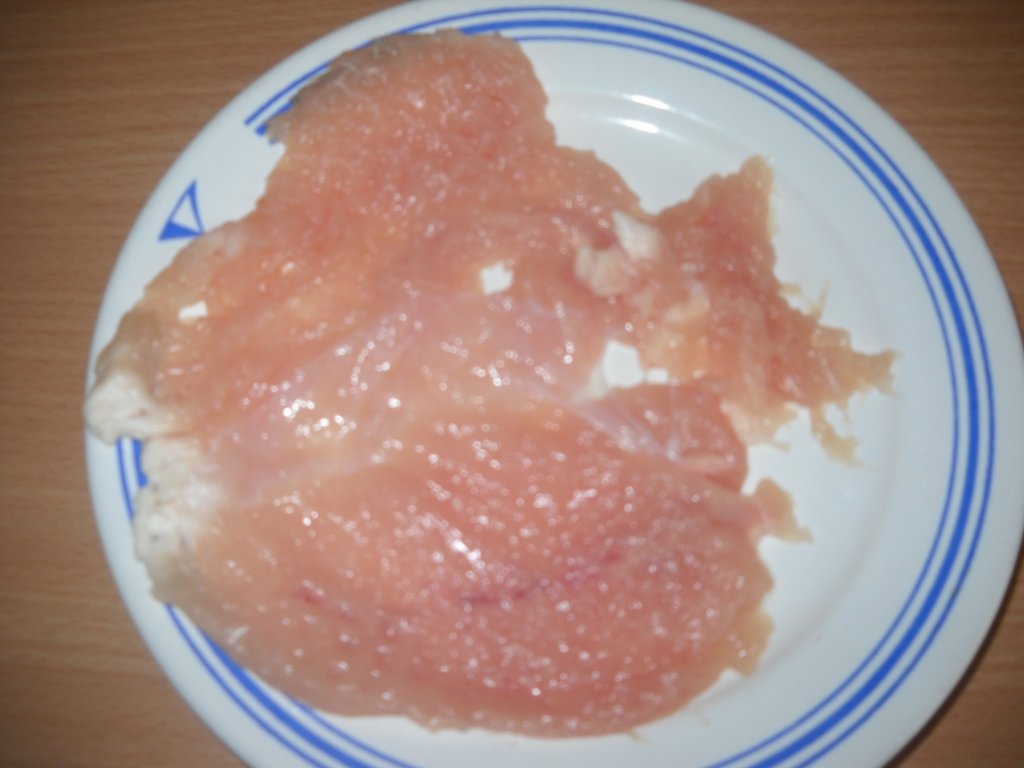 Gratar cu piure de cartofi si sos de visine