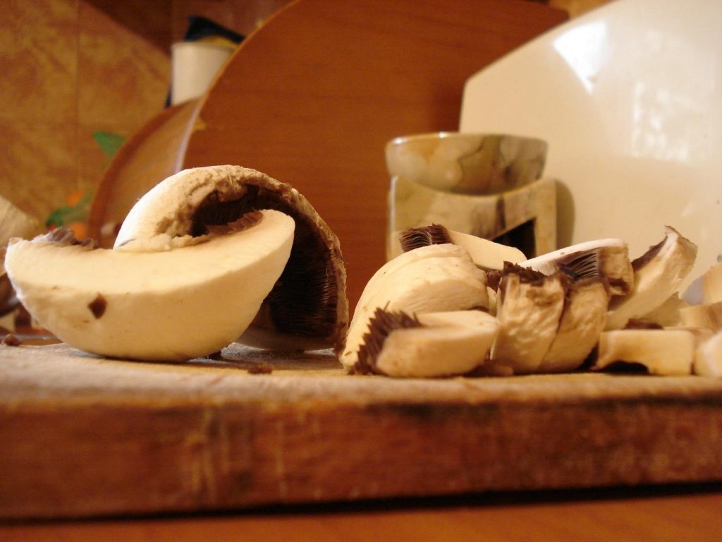 Pilaf cu ciuperci si pui