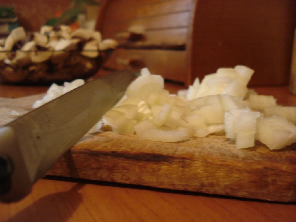 Pilaf cu ciuperci si pui