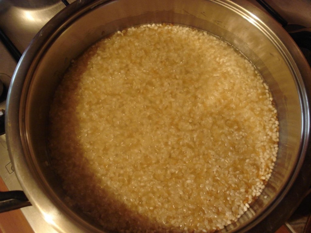 Pilaf cu ciuperci si pui