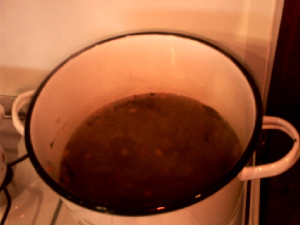 Ciorba de paste cu zeama de varza si tarhon(de post)