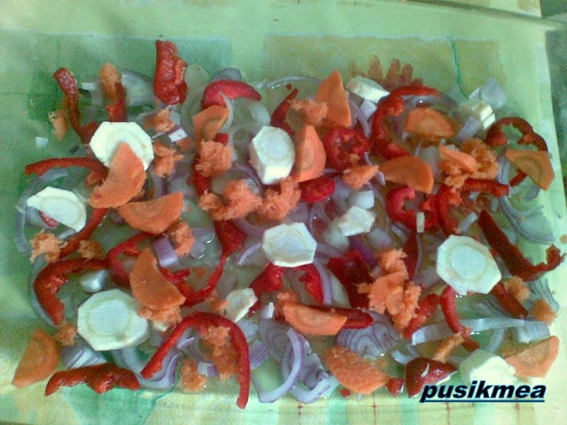 Mazare cu pipote la cuptor