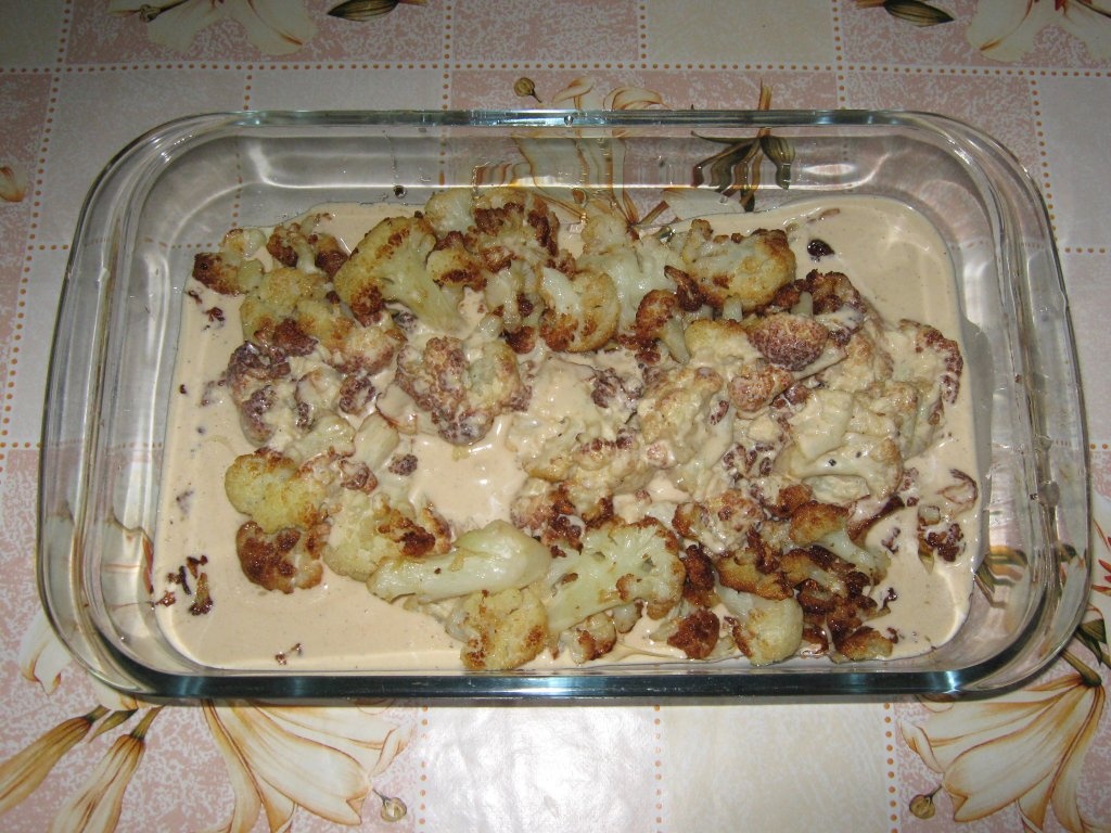 Salata de conopida cu pasta de susan – Maqdous zahra