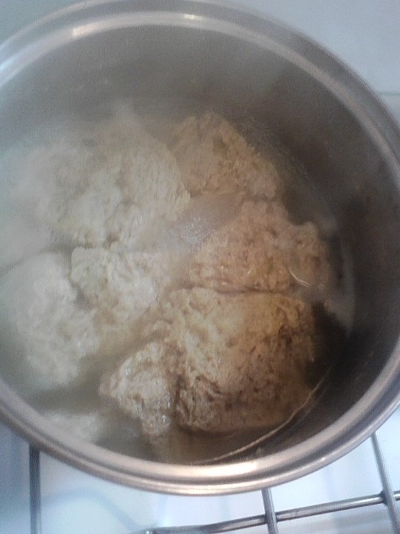 Snitel din soia cu mustar