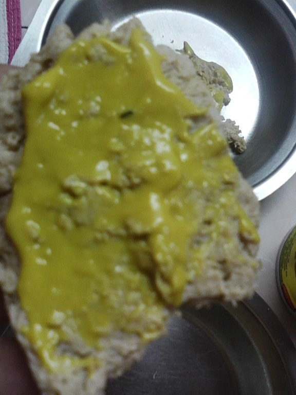 Snitel din soia cu mustar