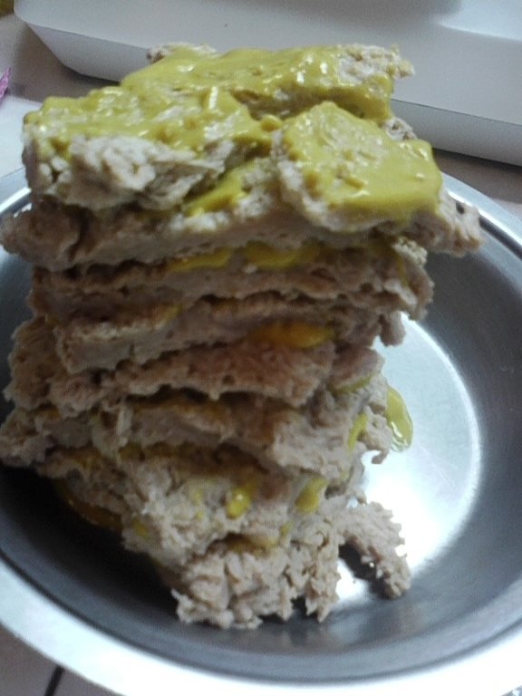 Snitel din soia cu mustar