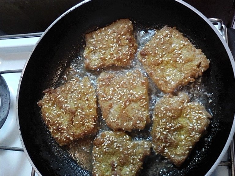 Snitel din soia cu mustar