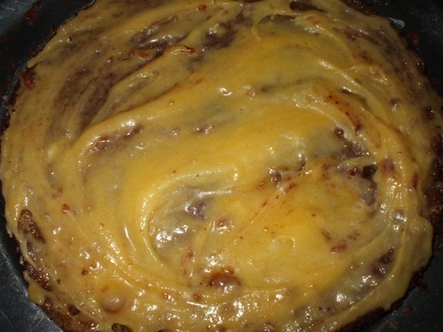 Tort de ciocolata cu blat de caise