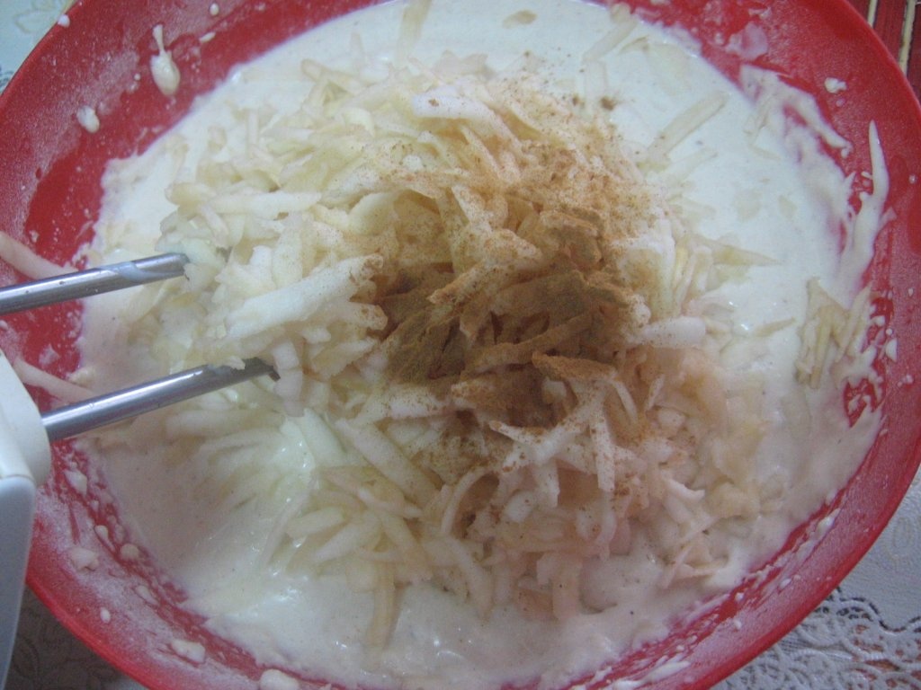 Briose(muffins) cu mere