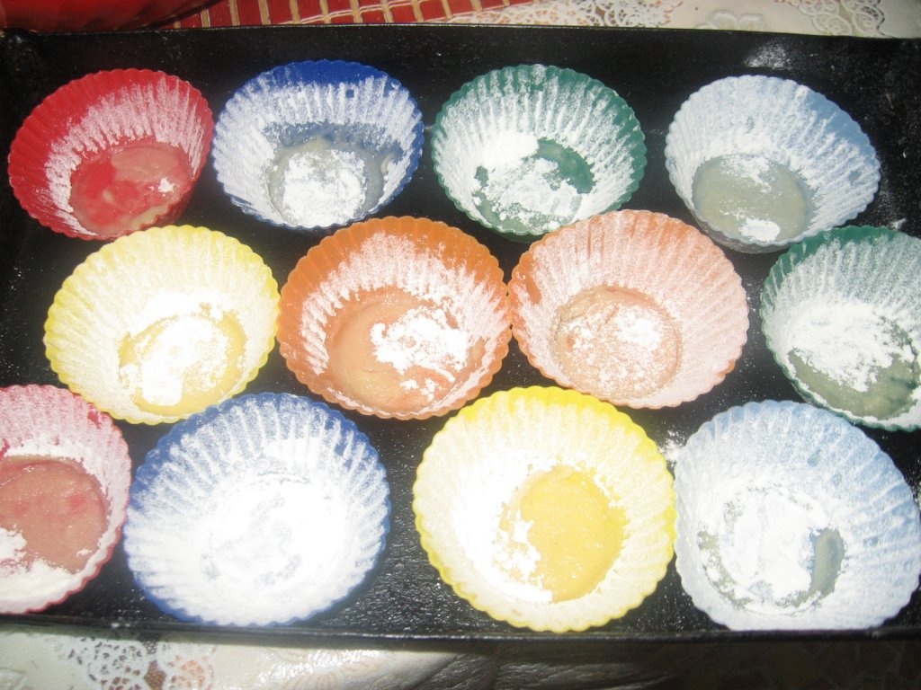 Briose(muffins) cu mere