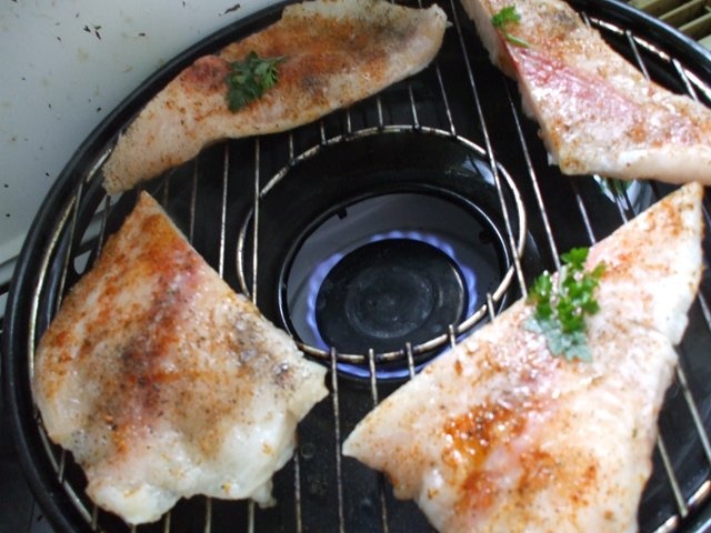 File de pangasius pe gratar