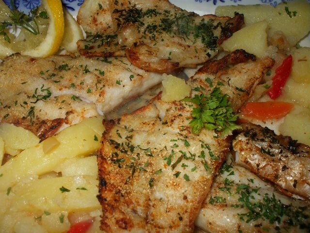 File de pangasius pe gratar