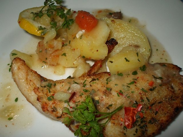 File de pangasius pe gratar