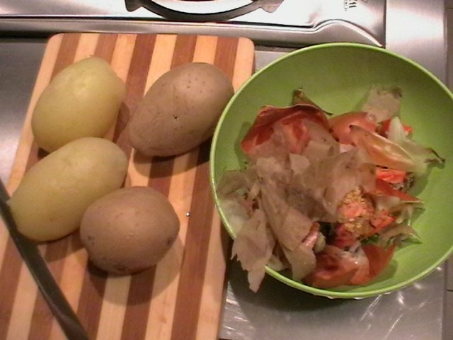 ostropel de pui cu cartofi