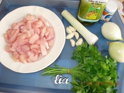 Ciulama de pui cu mamaliguta