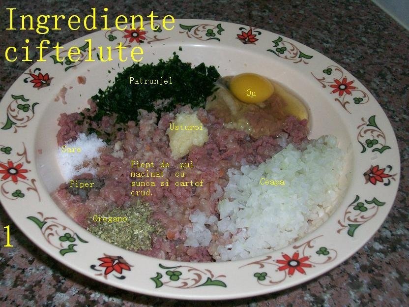 Chiftelute din piept de pui,marinate