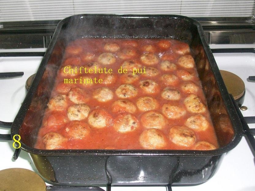 Chiftelute din piept de pui,marinate