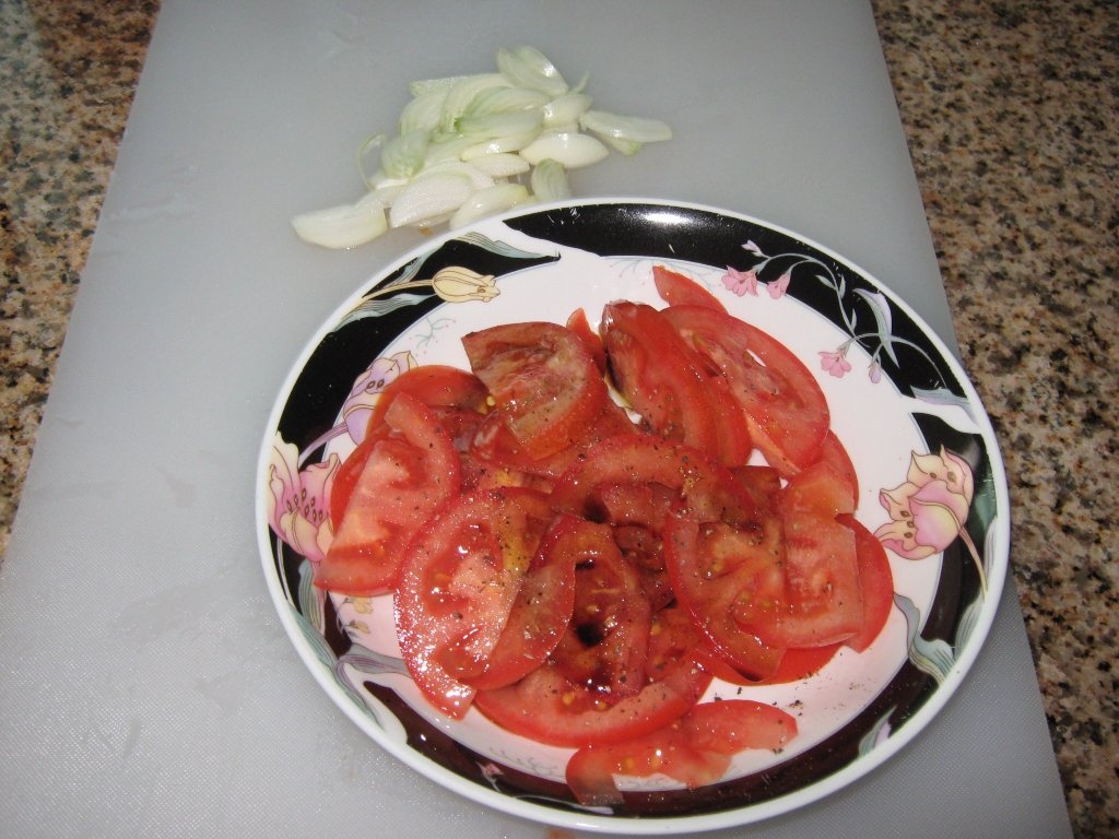 Salata  de rosii-stil arab