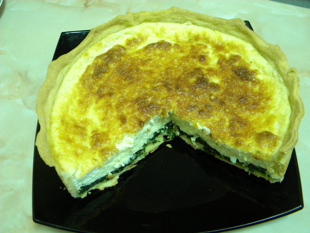 Quiche cu spanac