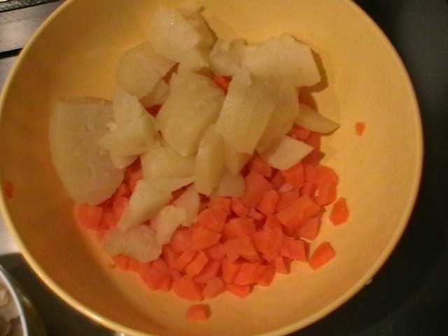 Salata de boeuf cu ciuperci