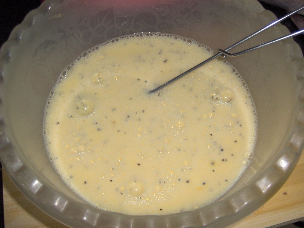 Omleta coapta cu ciuperci