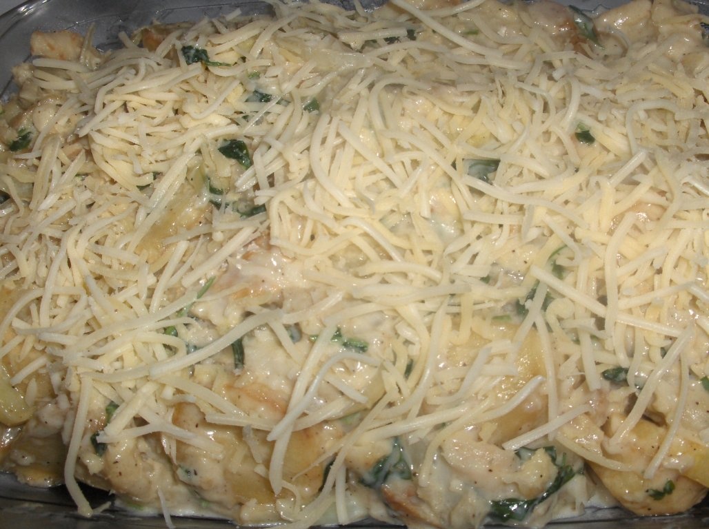 Cod cu smantana la cuptor(Bacalhau com natas-traditional portughez)