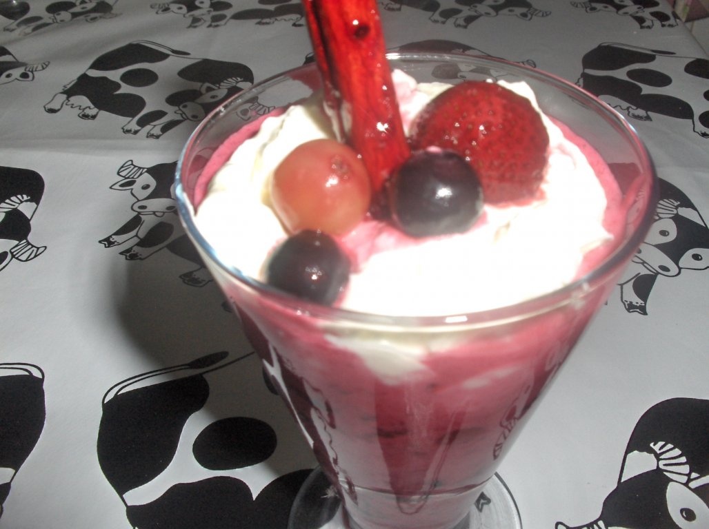 Mousse din Fructe de Padure