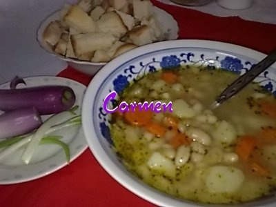 Ciorba de fasole alba de post