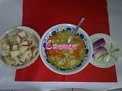 Ciorba de fasole alba de post