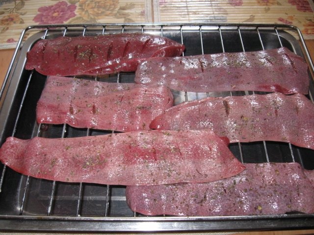 Splina de porc la grill (gratar)