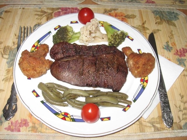 Splina de porc la grill (gratar)