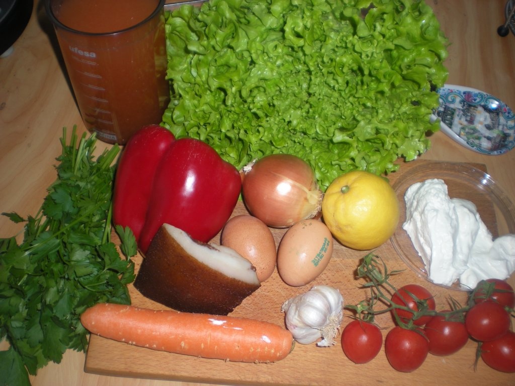 Ciorba de salata verde( à la Catalina)