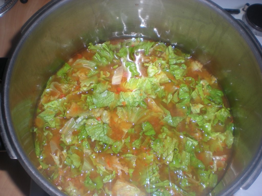 Ciorba de salata verde( à la Catalina)