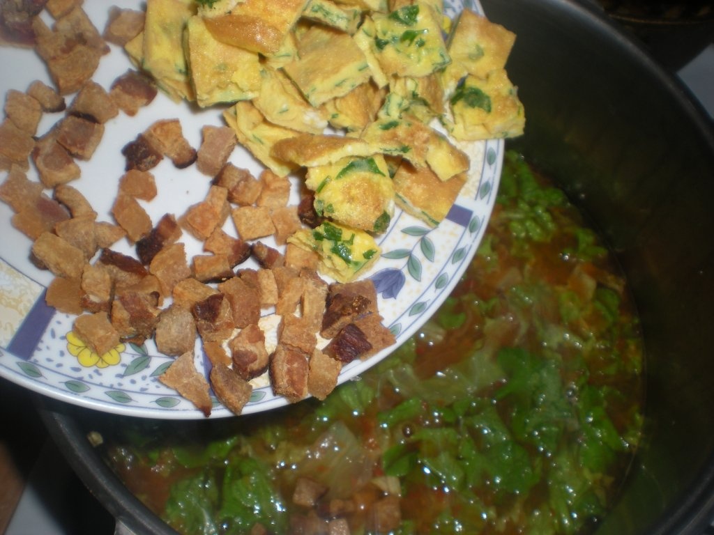 Ciorba de salata verde( à la Catalina)