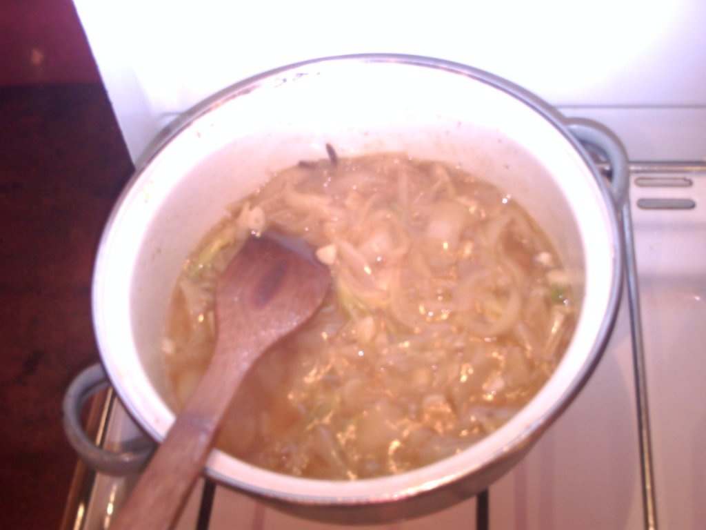 Pastrav cu ceapa si mamaliga