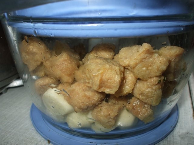 Chiftelute din soia si ciuperci (de post)