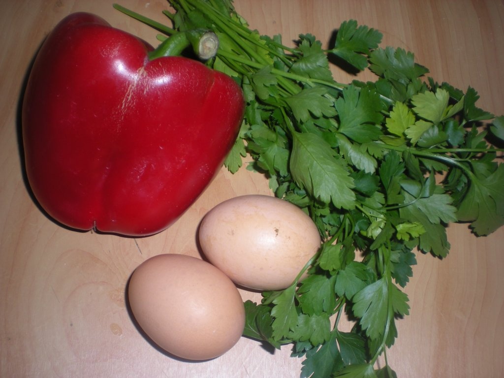 Omleta cu ardei gras