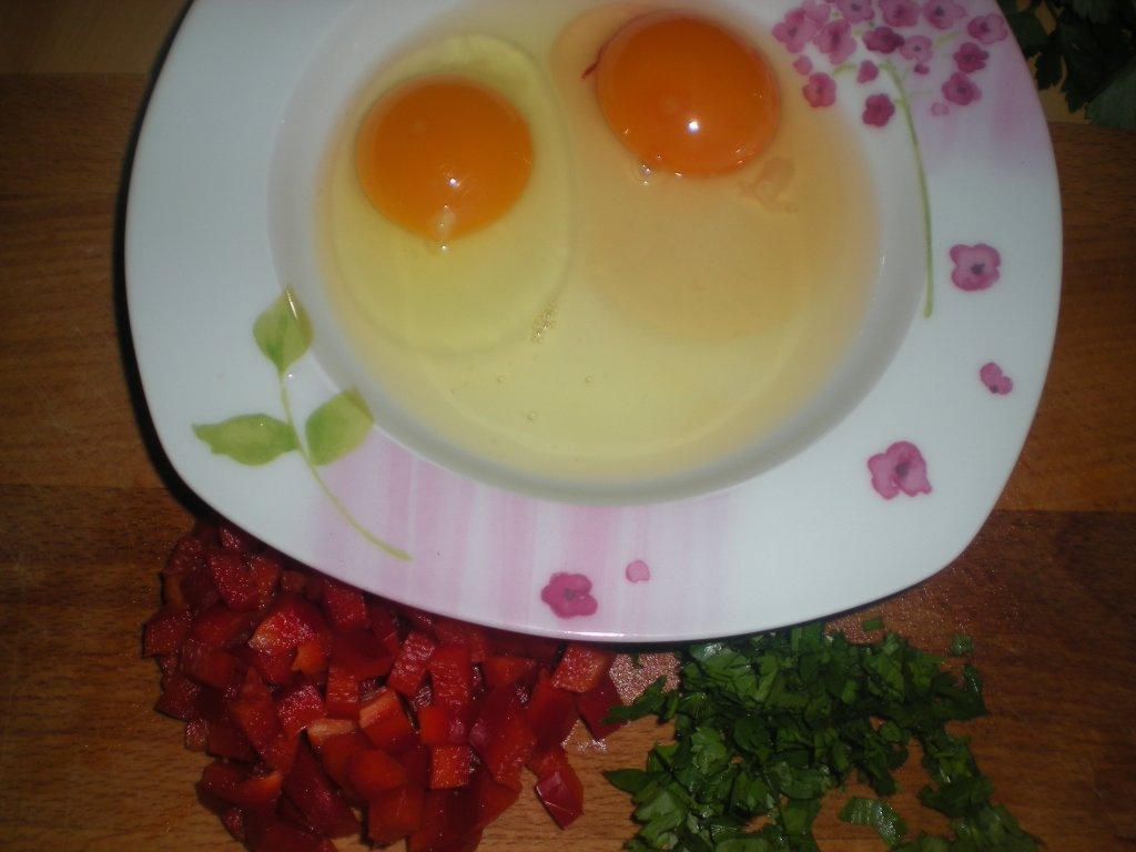 Omleta cu ardei gras