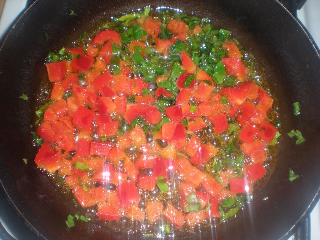 Omleta cu ardei gras